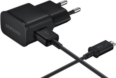 Nabíjačka do siete Samsung EP-TA12EBE, 1x USB, 2A + MicroUSB kabel (EP-TA12EBEUGWW) čierna