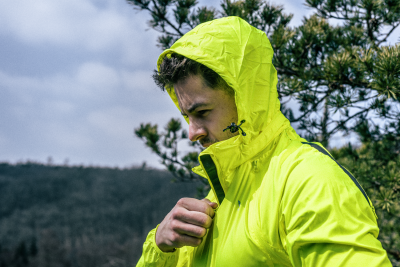 Vetrovka s odnímateľnými rukávmi Silvini VETTA Pánska Fluo žltá XL